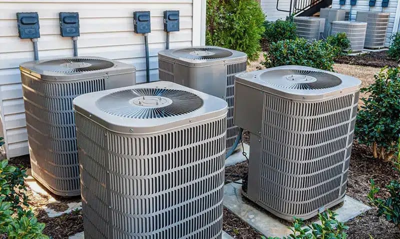 Central air conditioning units serviced by Complete Air Solutions