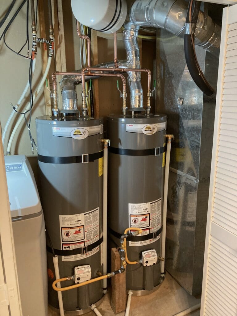 Rheem tank water heater installed by Complete Air Solutions